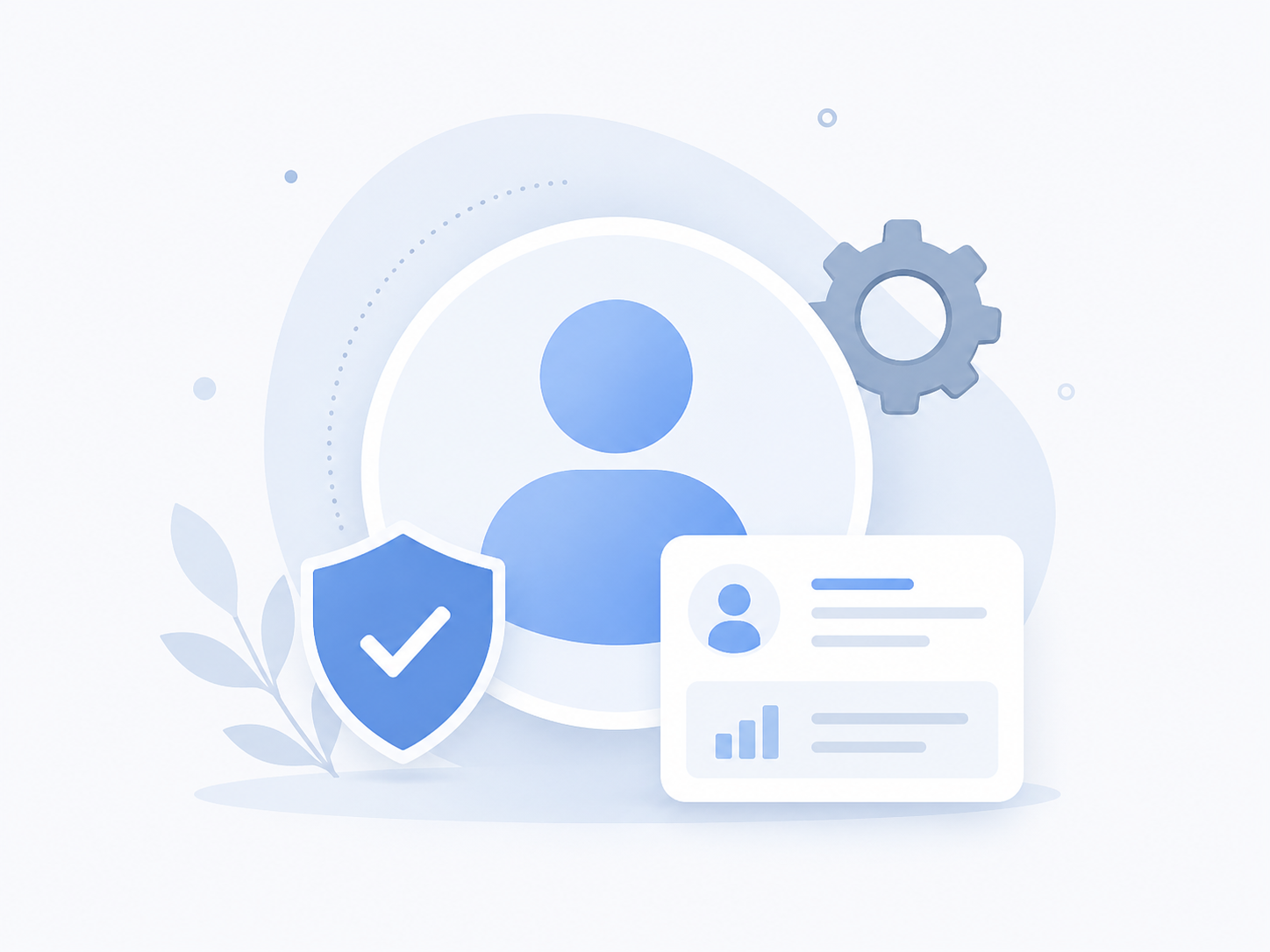 Account management illustration